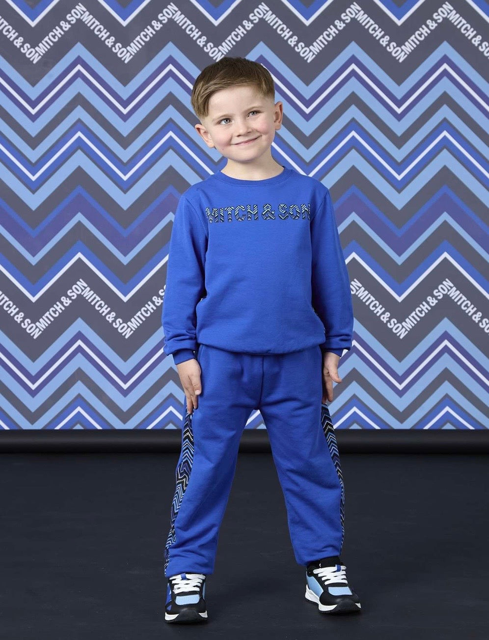 PRE ORDER - Mitch & son Warner zig zag tracksuit
