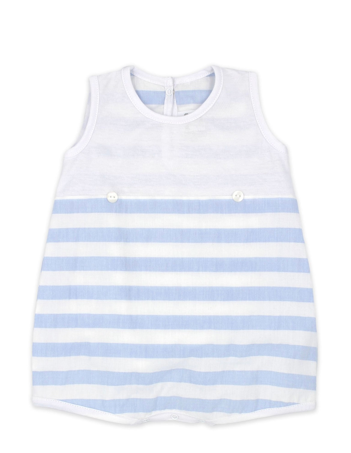 Rapife boys blue & white stripe cotton shortie