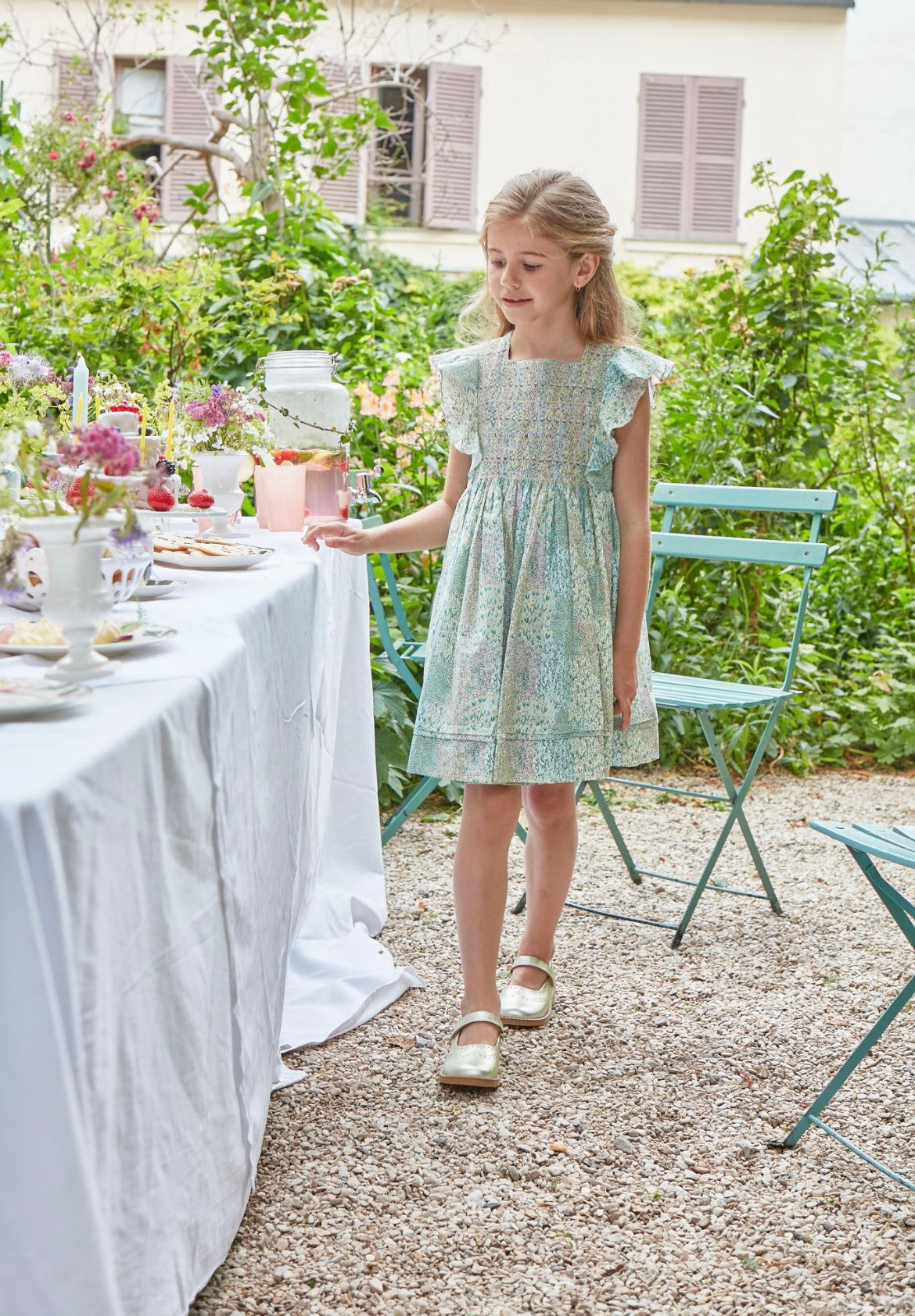 Kidiwi ‘Leanne’ flowery meadow print dress