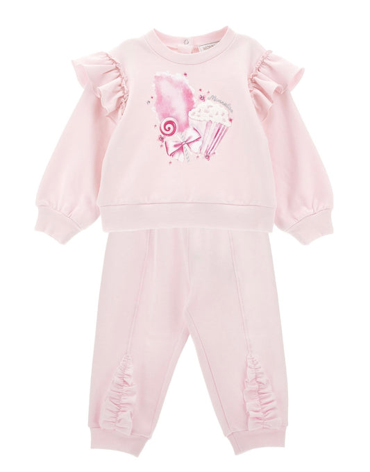 monnalisa pink fairyTail tracksuit