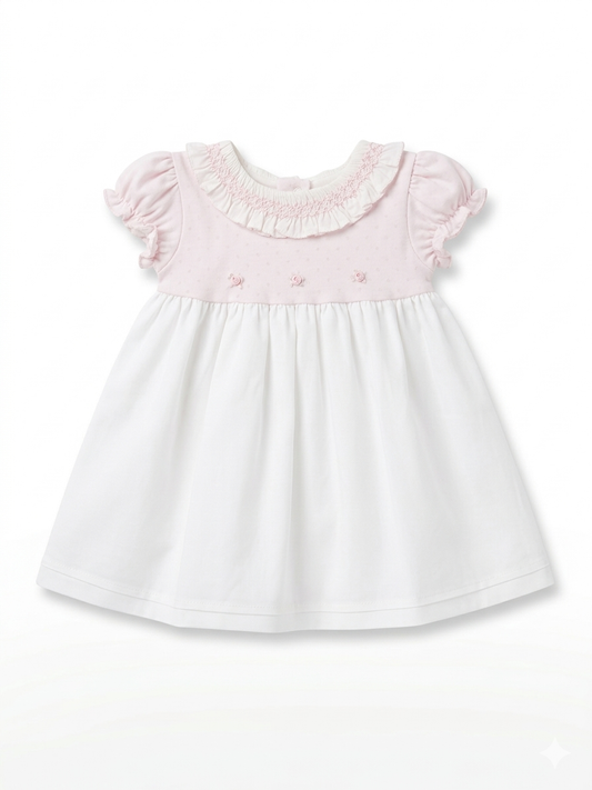 Adriana Mae graziella smocked dress set
