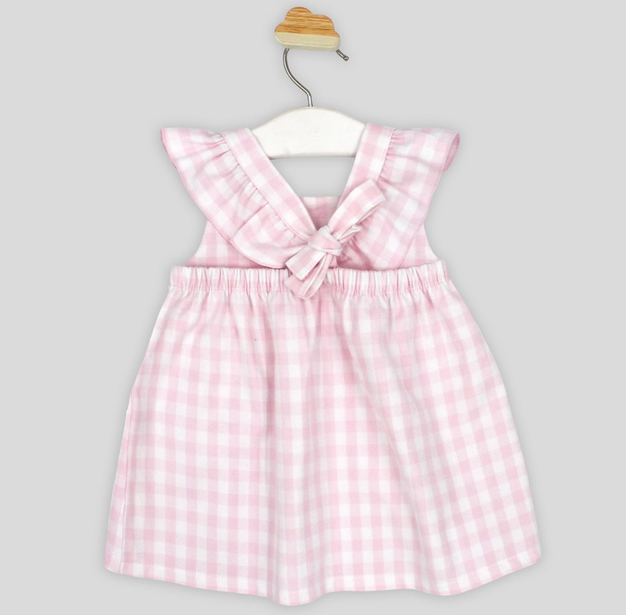 Rapife pink & white check dress