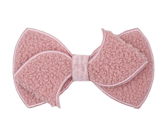 Daga fluffy chic hair bow clip