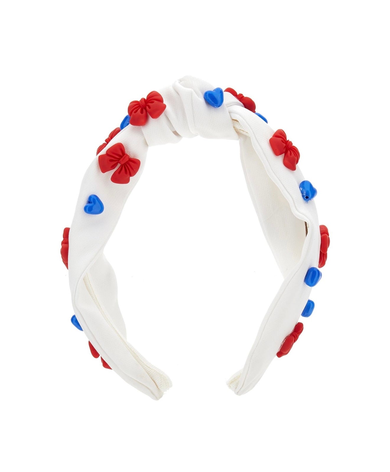 PRE ORDER - monnalisa red & blue bow knot headband