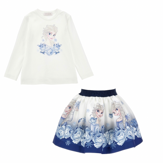 monnalisa Elsa skirt set