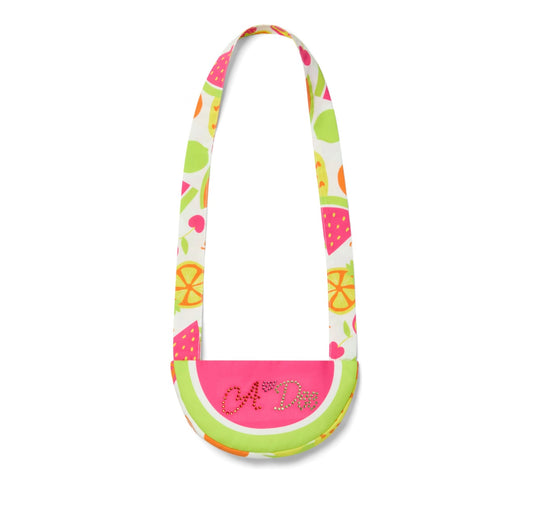 Adee ‘Theodora’ tutti frutti print handbag