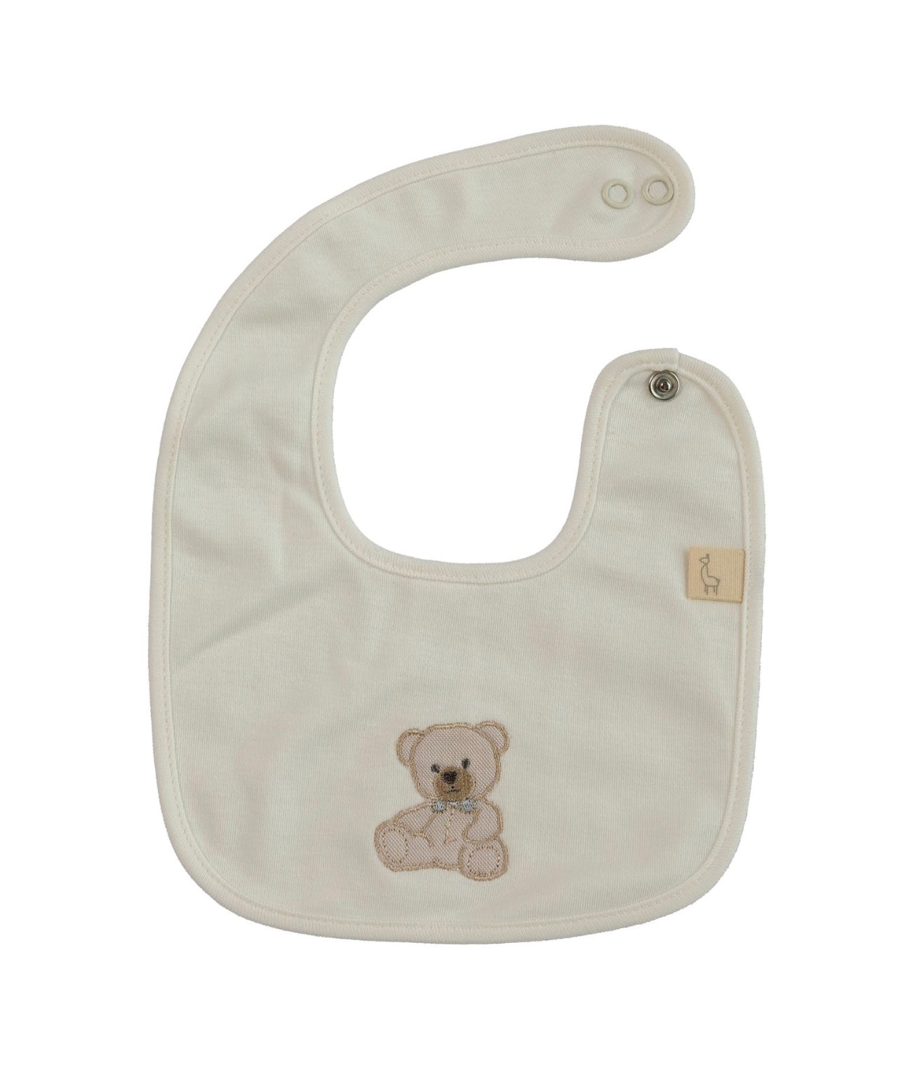 Baby Gi ivory teddy bib