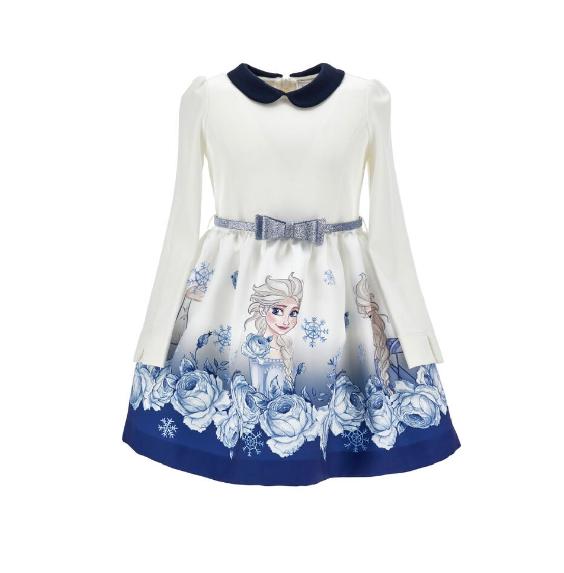 Monnalisa frozen belted dress