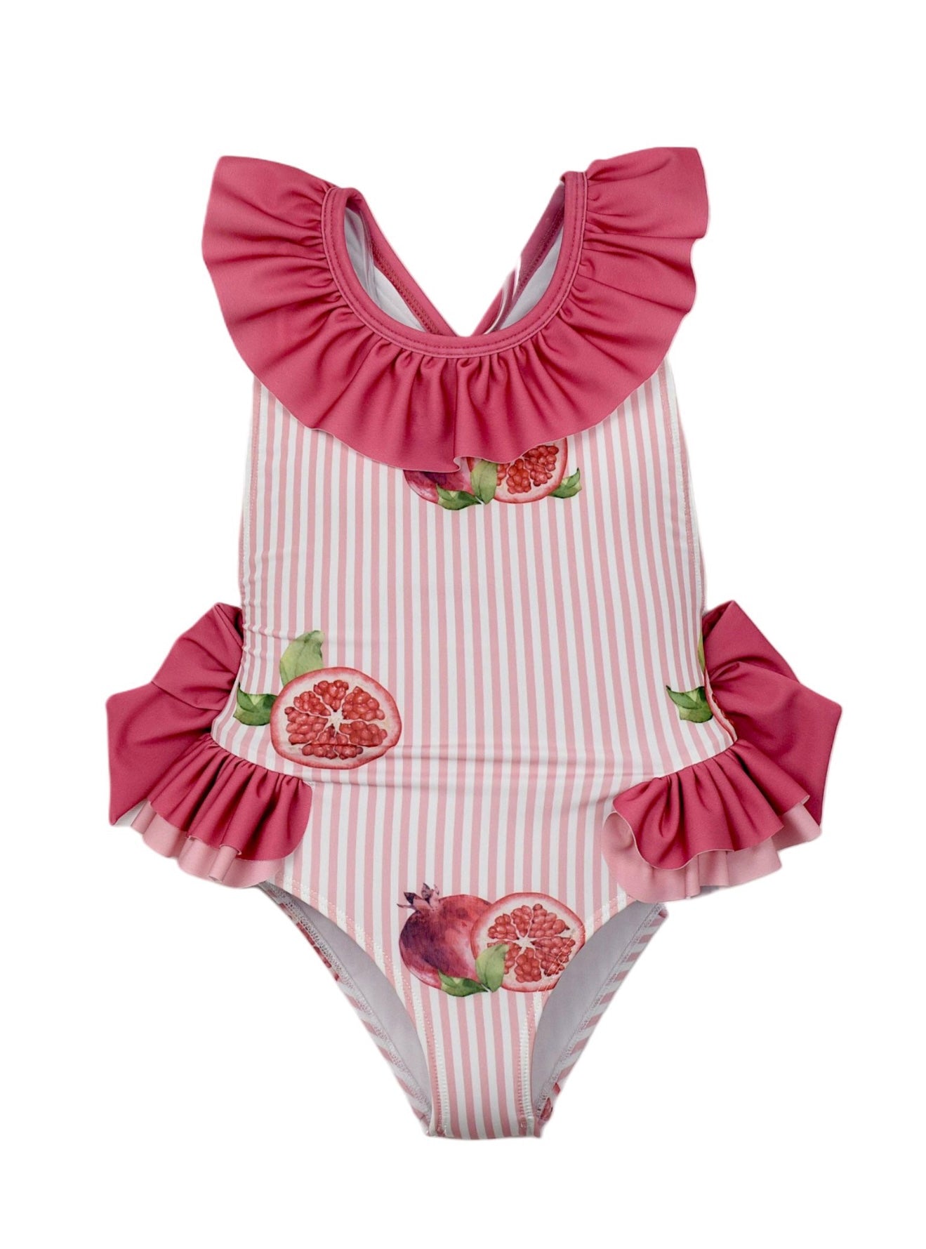 PRE ORDER - meia pata pomegranate  ‘Barbados’ frilled swimsuit
