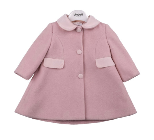 Bimbalo pink wool traditional coat
