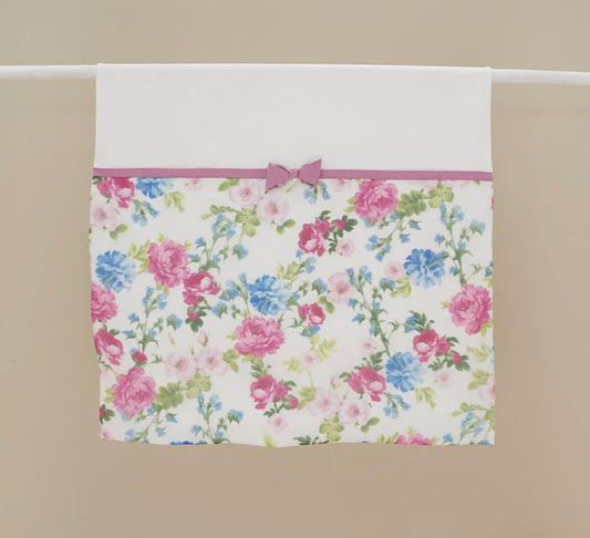 Ninnoah pink & blue roses blanket