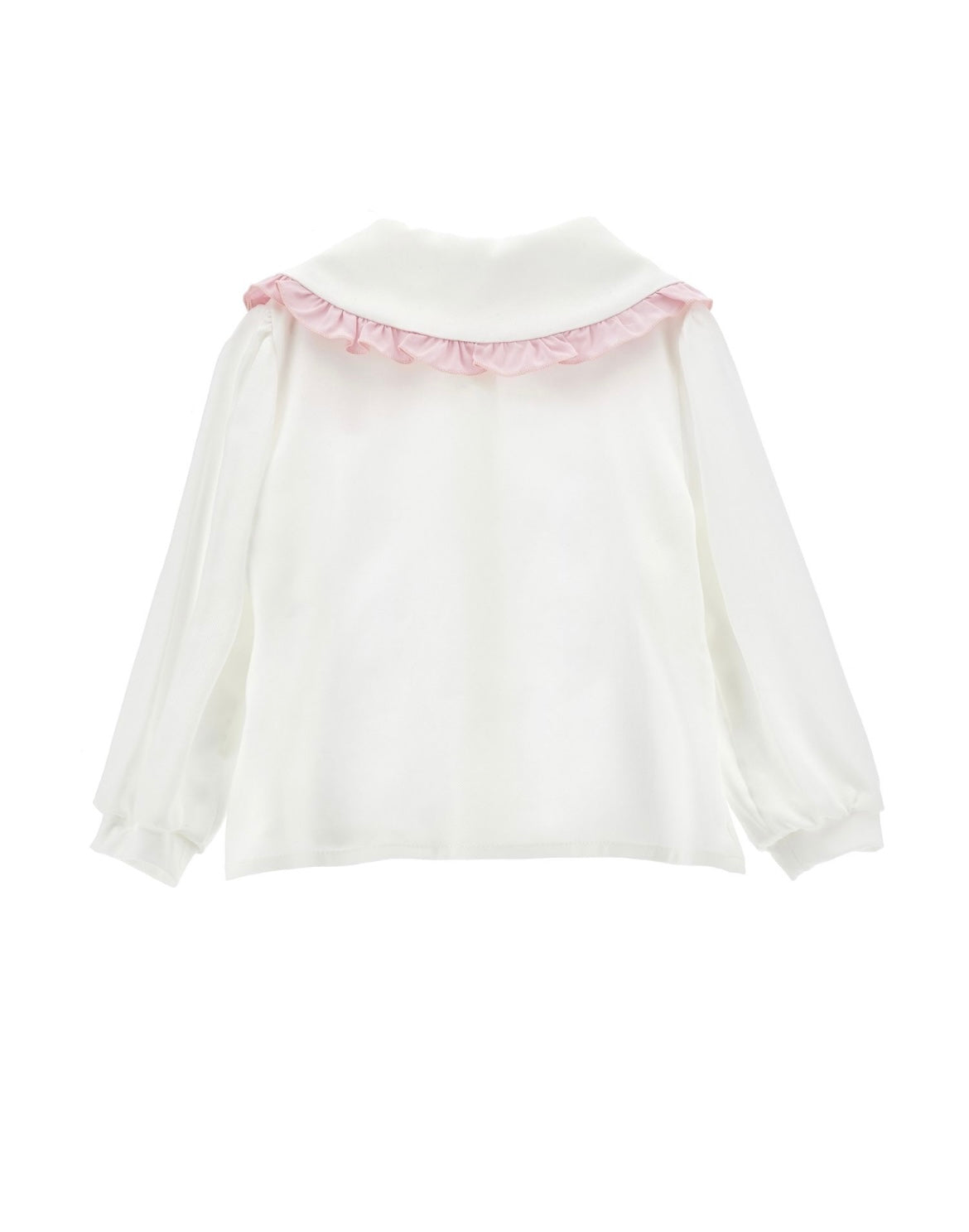 monnalisa white teddy blouse