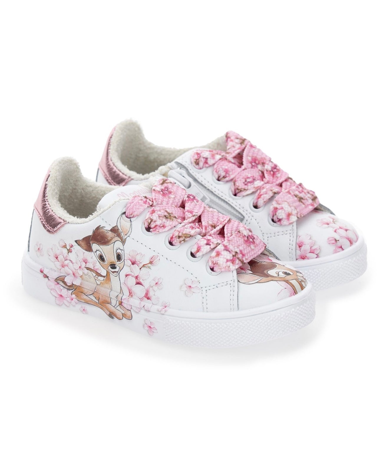 Monnalisa pink Bambi trainers