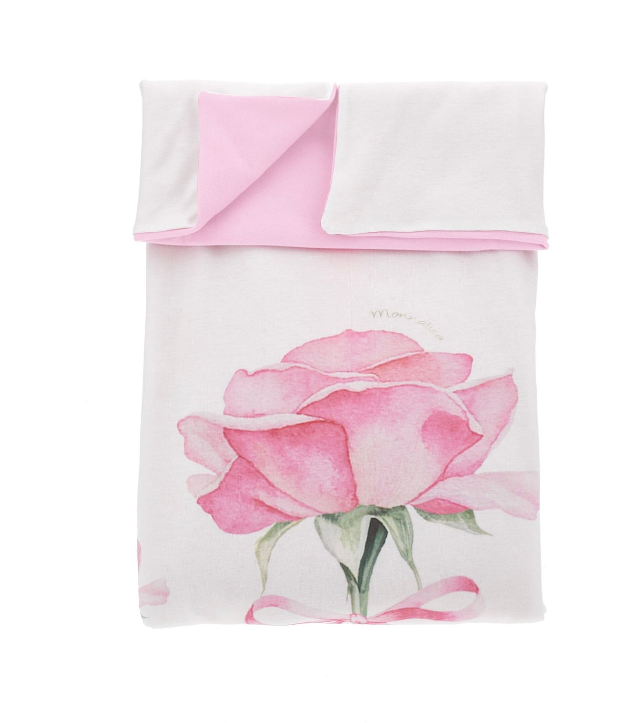 Monnalisa pink roses fairytail blanket