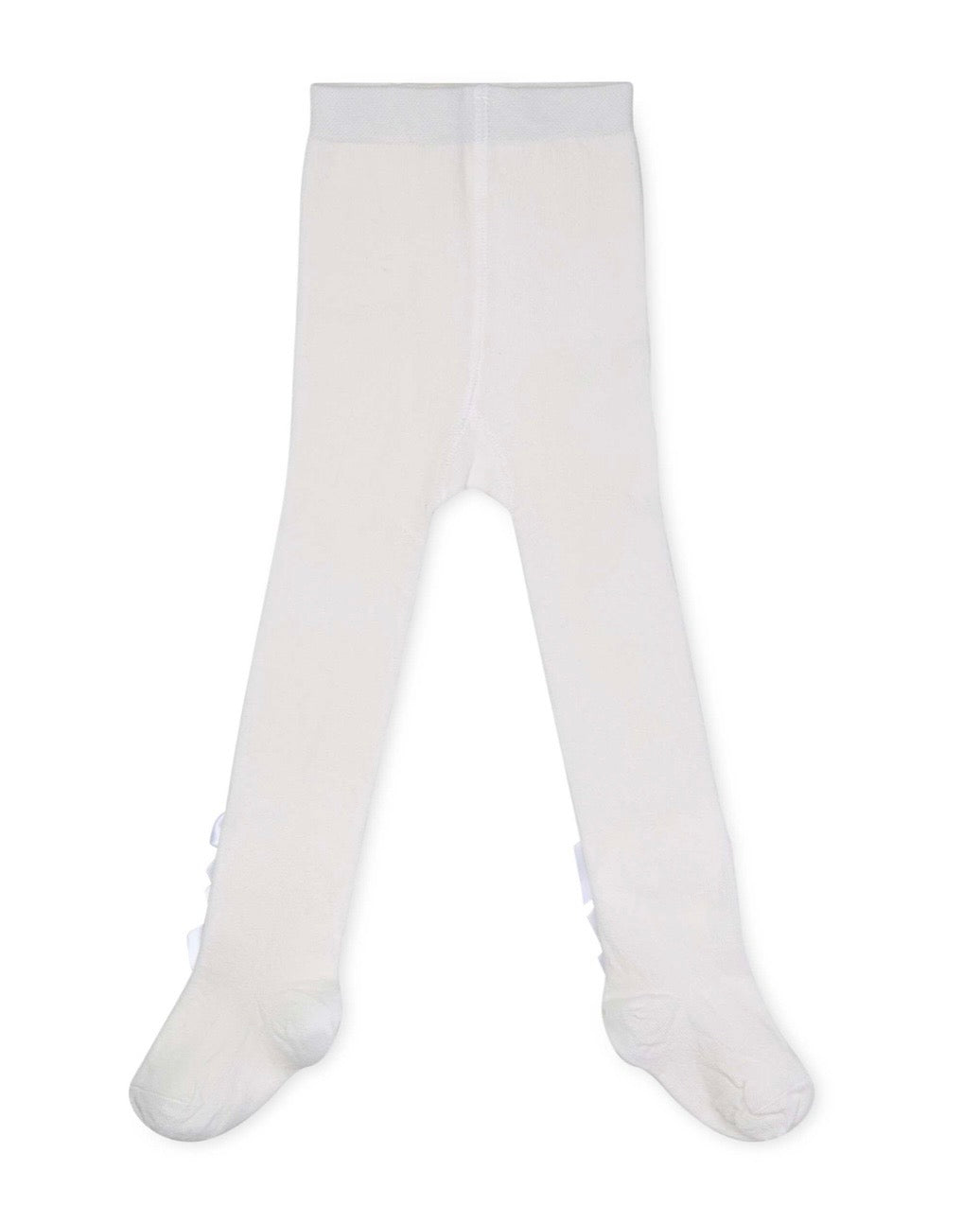 PRE ORDER - Little A Devine white bow tights