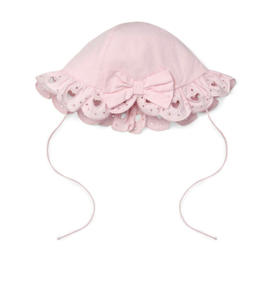 PRE ORDER - Little A ‘Olsen’ Broderie anglaise sunhat