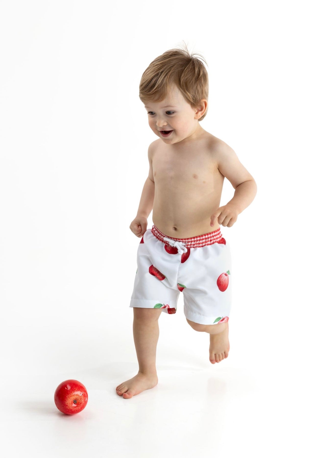 Meia pata apples boys T-shirt & swimming short set