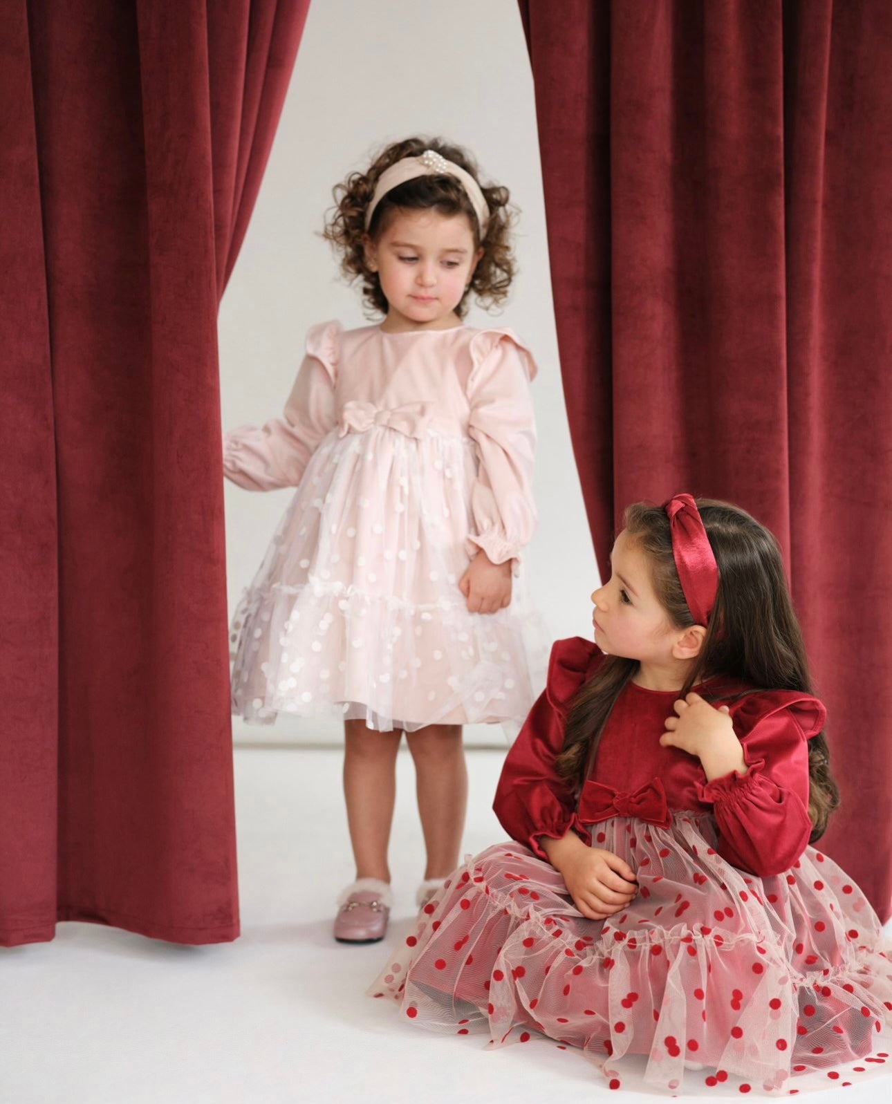 Chic by Deolinda pink polka dot dress