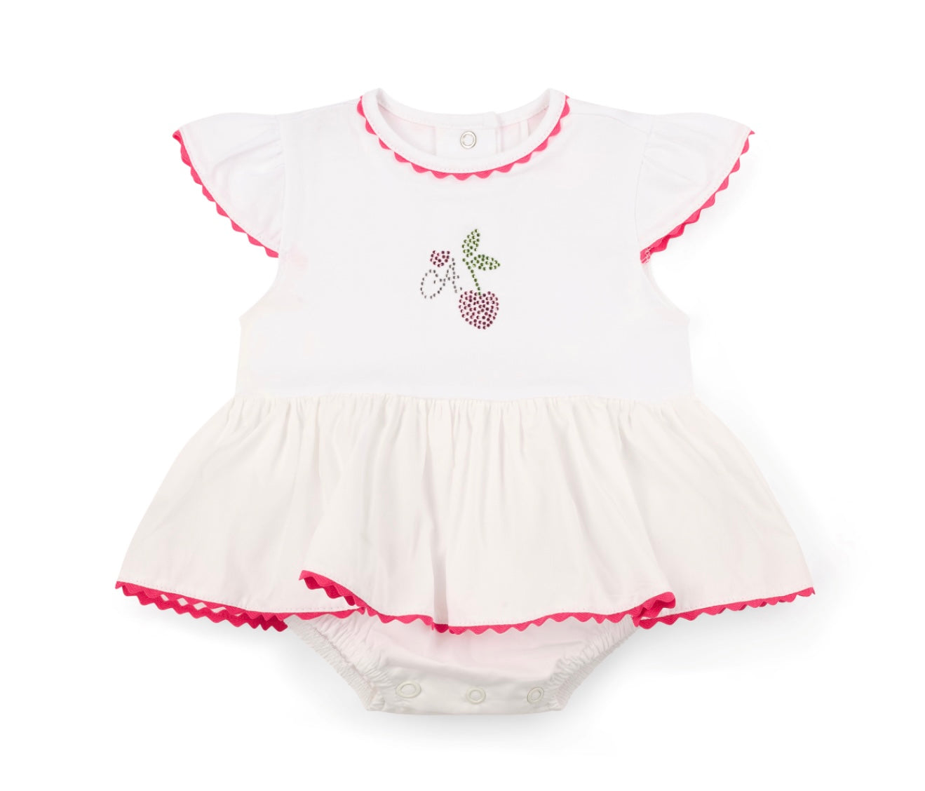 Little A ‘Peggy’ Tutti frutti cherry romper