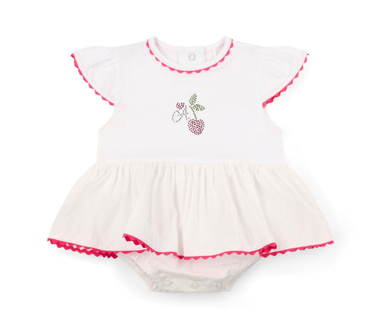 Little A ‘Peggy’ Tutti frutti cherry romper