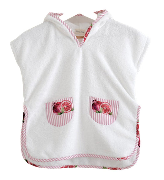 PRE ORDER - meia pata pomegranate poncho