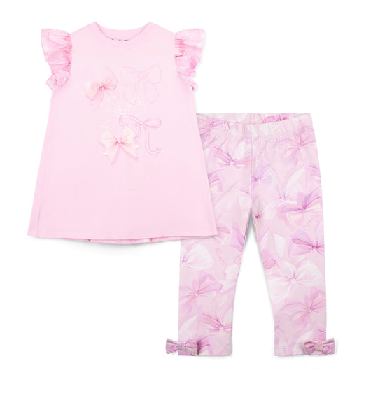 Adee ‘Ria’ bow print legging set
