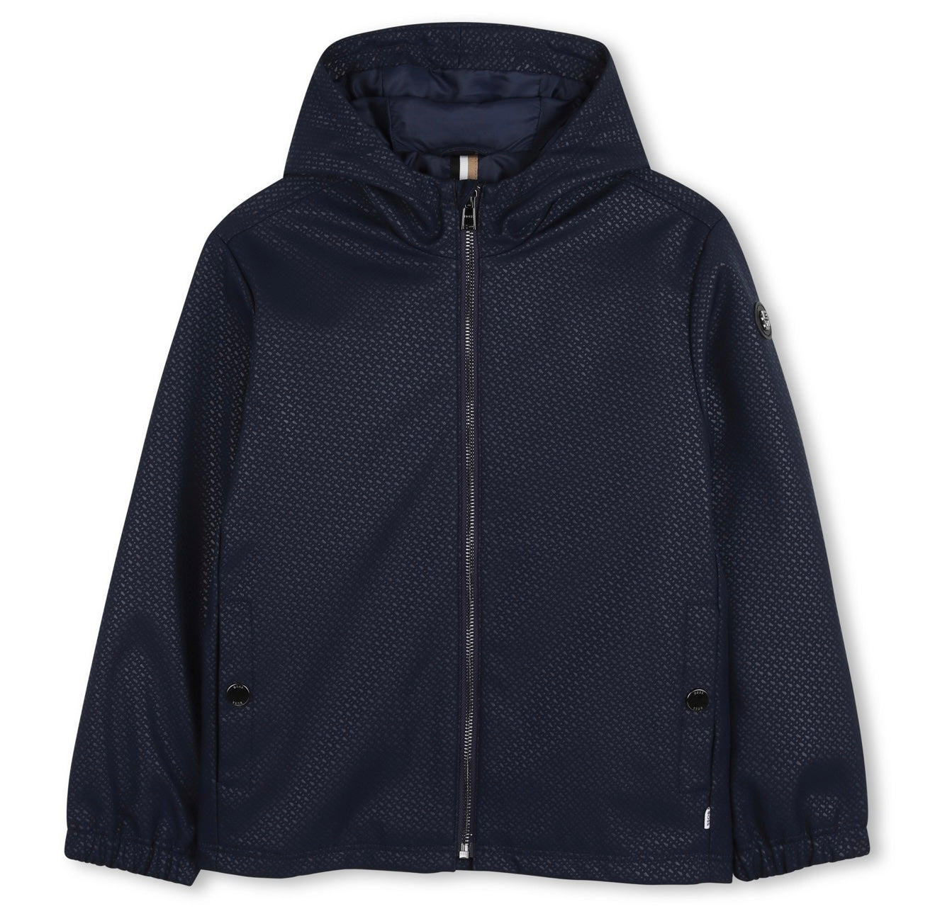 Boss navy blue logo windbreaker