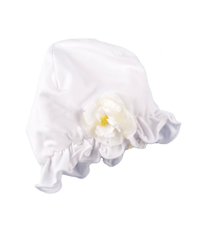 PRE ORDER - Bimbalo yellow flower cotton hat