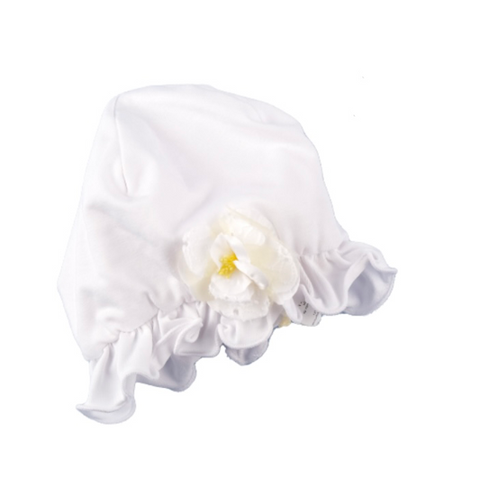 PRE ORDER - Bimbalo yellow flower cotton hat