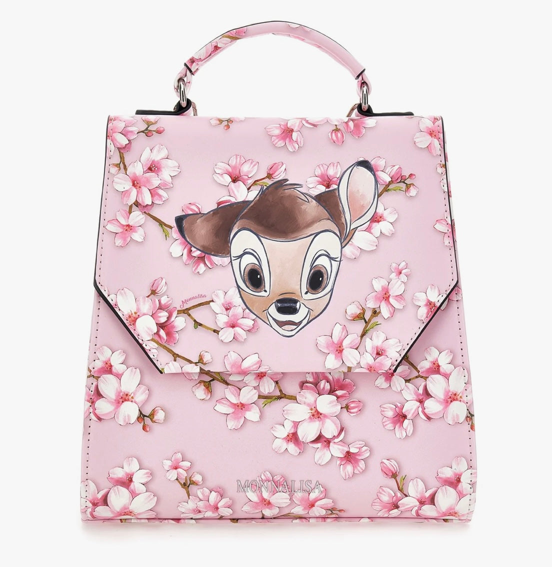 Monnalisa pink blossom Bambi bag