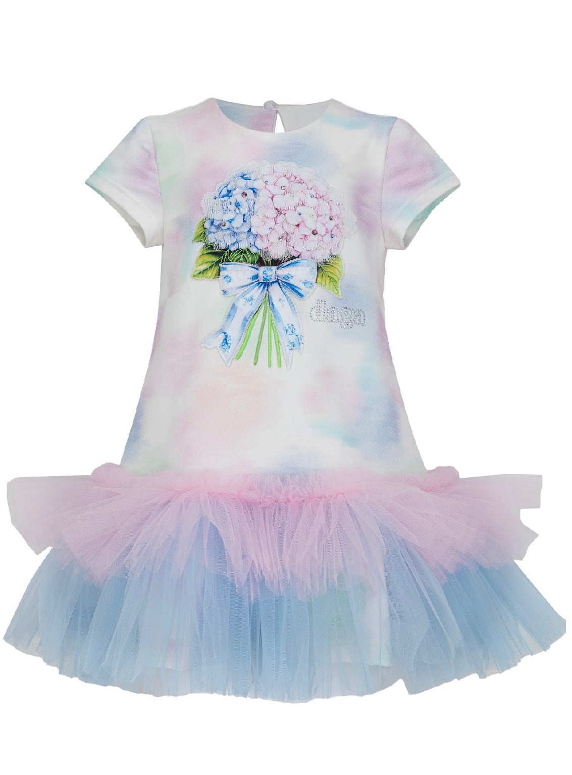 PRE ORDER - Daga pastel bloom tulle dress