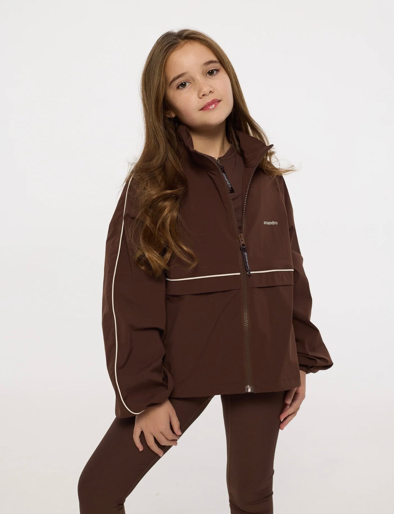 Ansandro chocolate windbreaker