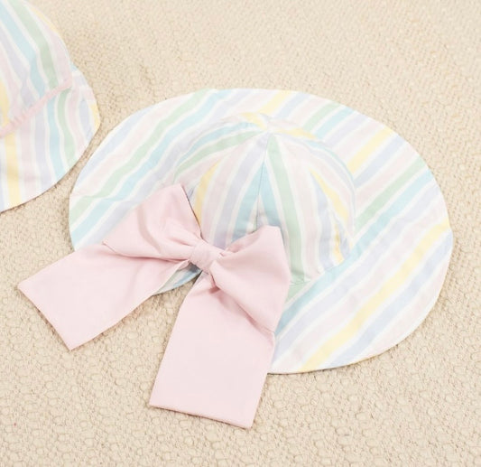 PRE ORDER - meia pata pastel stripe sunny hat