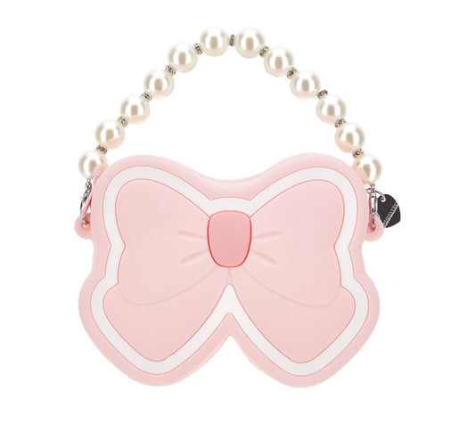 PRE ORDER - monnalisa pink bow bag