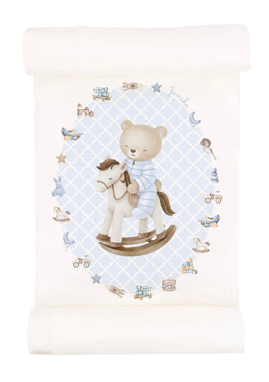 Jamiks baby boys ‘Andretti’ blanket
