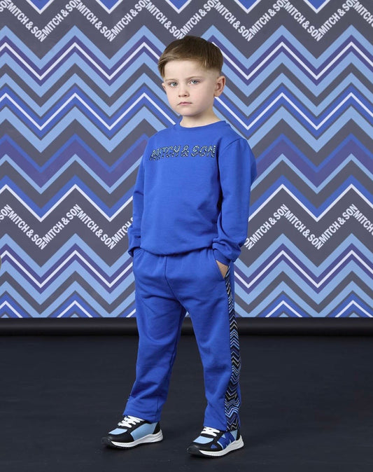 PRE ORDER - Mitch & son Warner zig zag tracksuit
