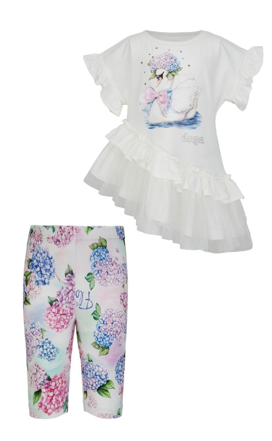 Daga pastel bloom tulle short set