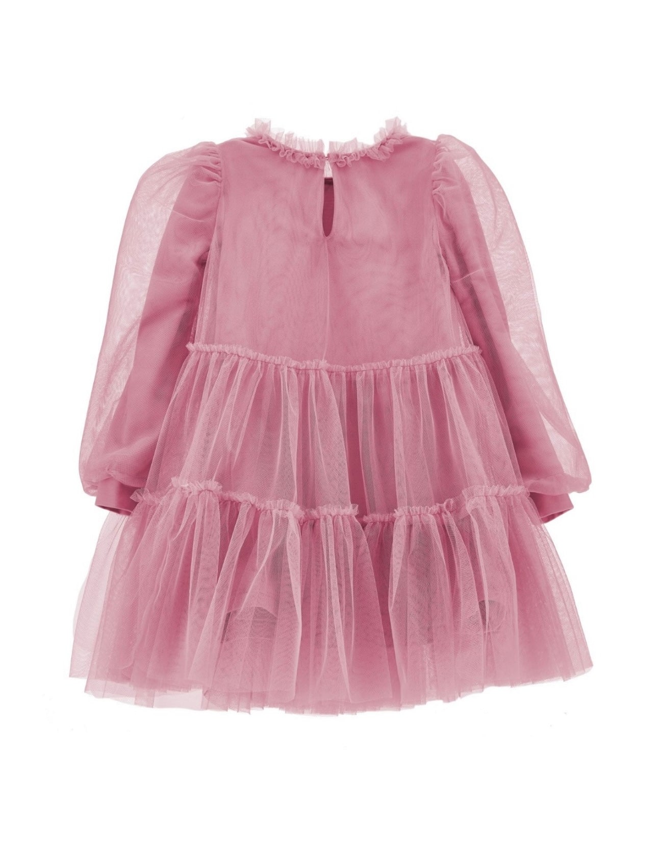 Monnalisa pink tulle dress