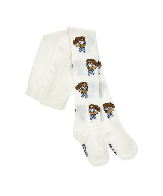 PRE ORDER - monnalisa Daisy Duck navy tights
