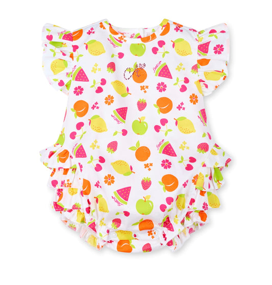 Little A ‘Paloma’ tutti frutti print romper