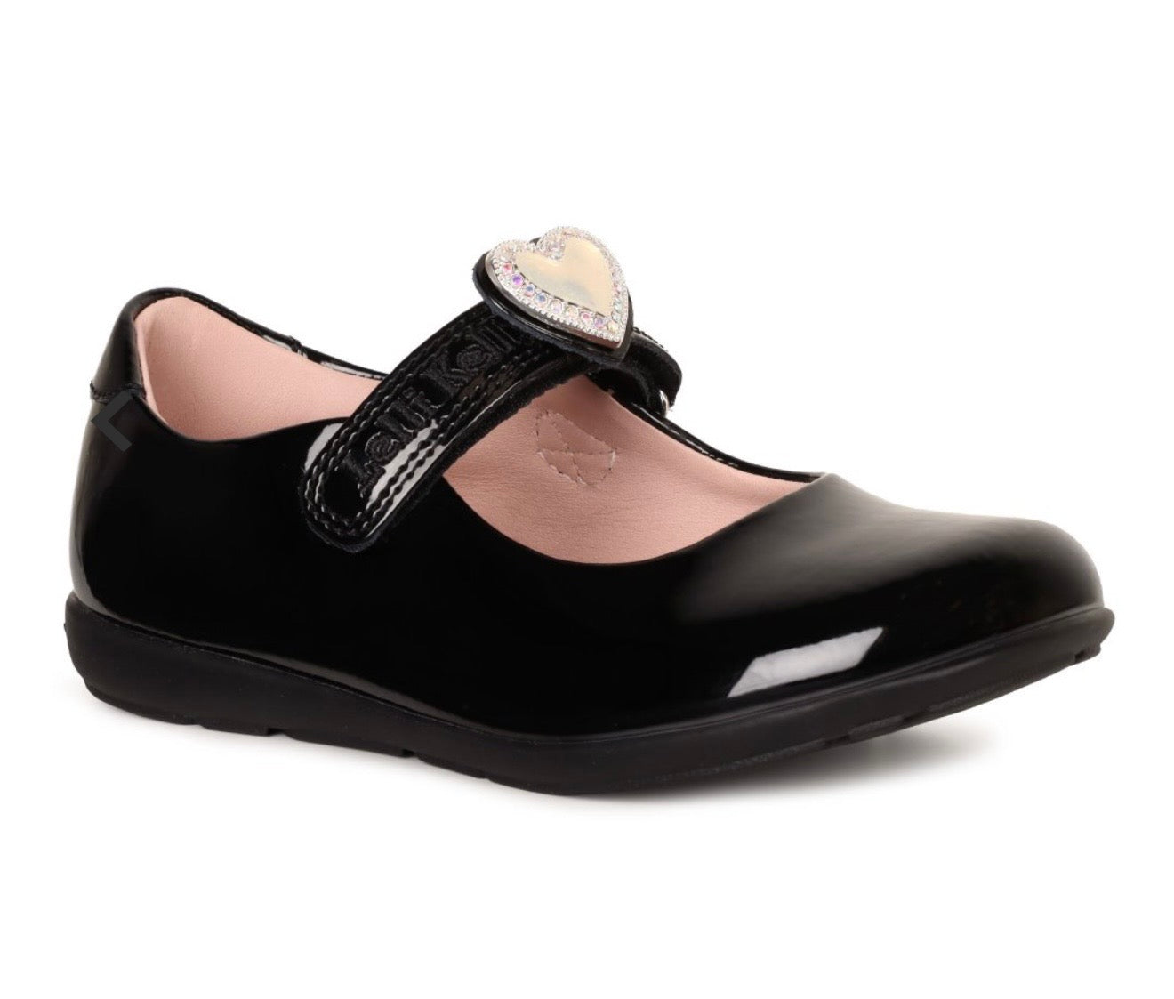 Lelli Kelly black patent ‘Sabrina’ school shoes