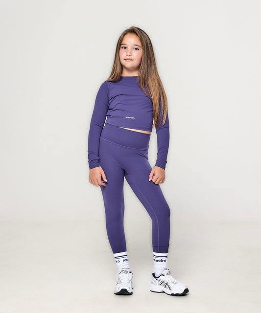 Ansandro shadow violet legging set