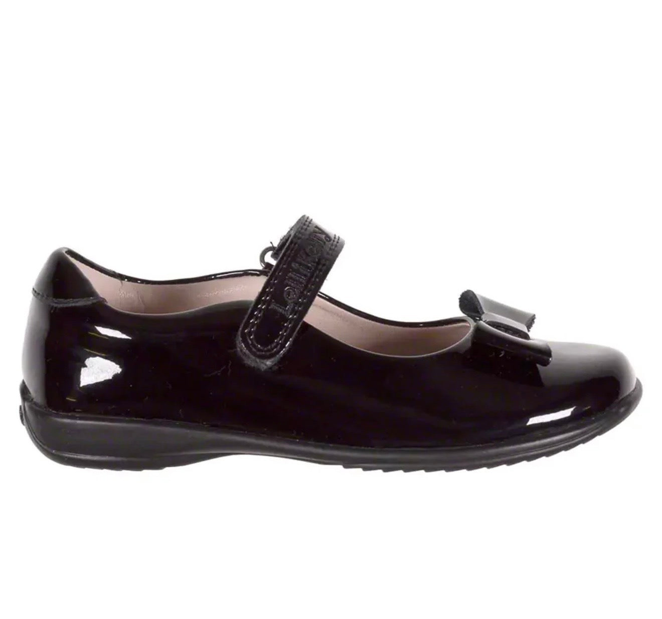 Lelli Kelly black patent ‘Perrie’ school shoes