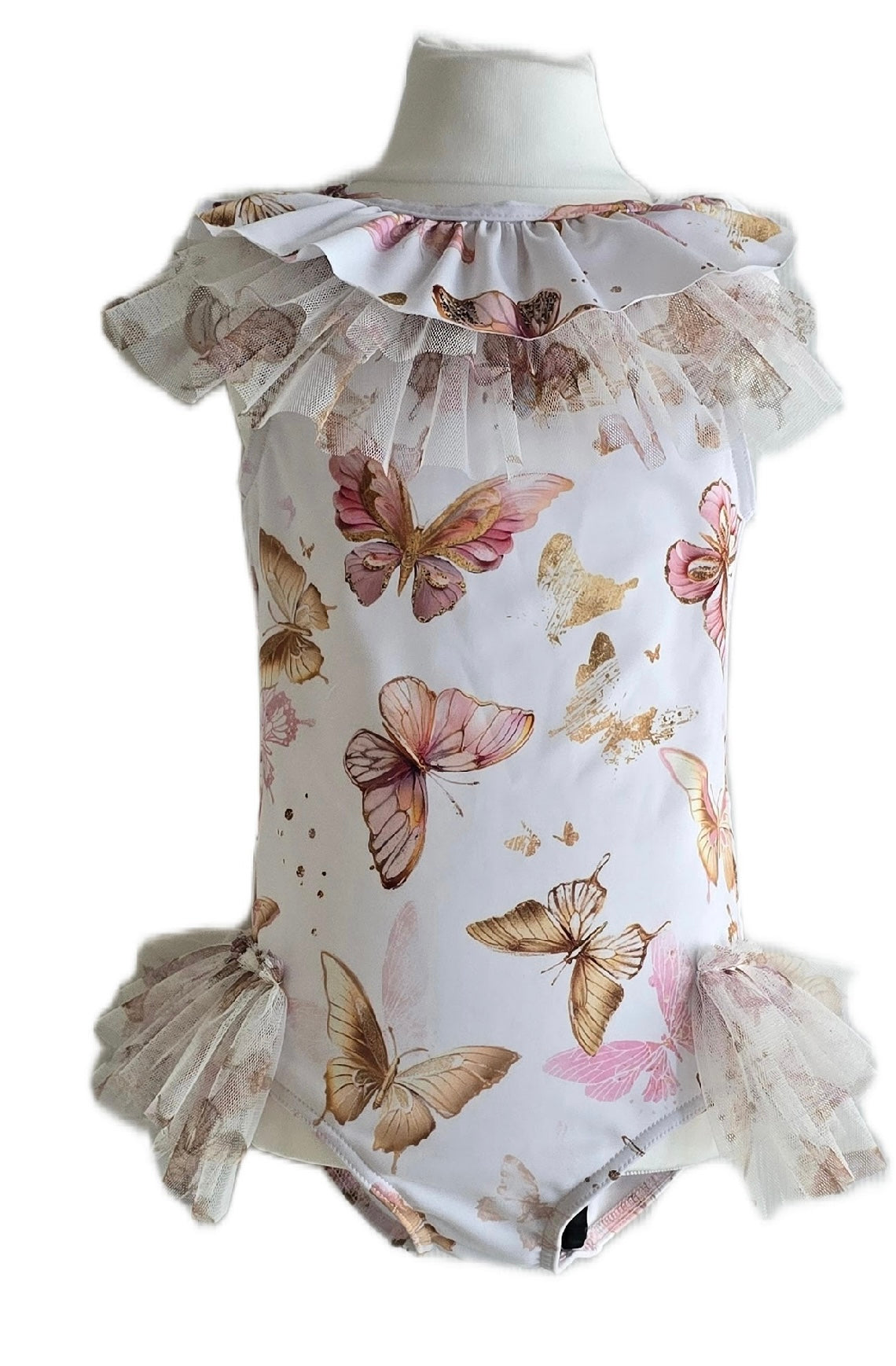 PRE ORDER - Daga twinkle flight butterfly tulle frilled swimsuit