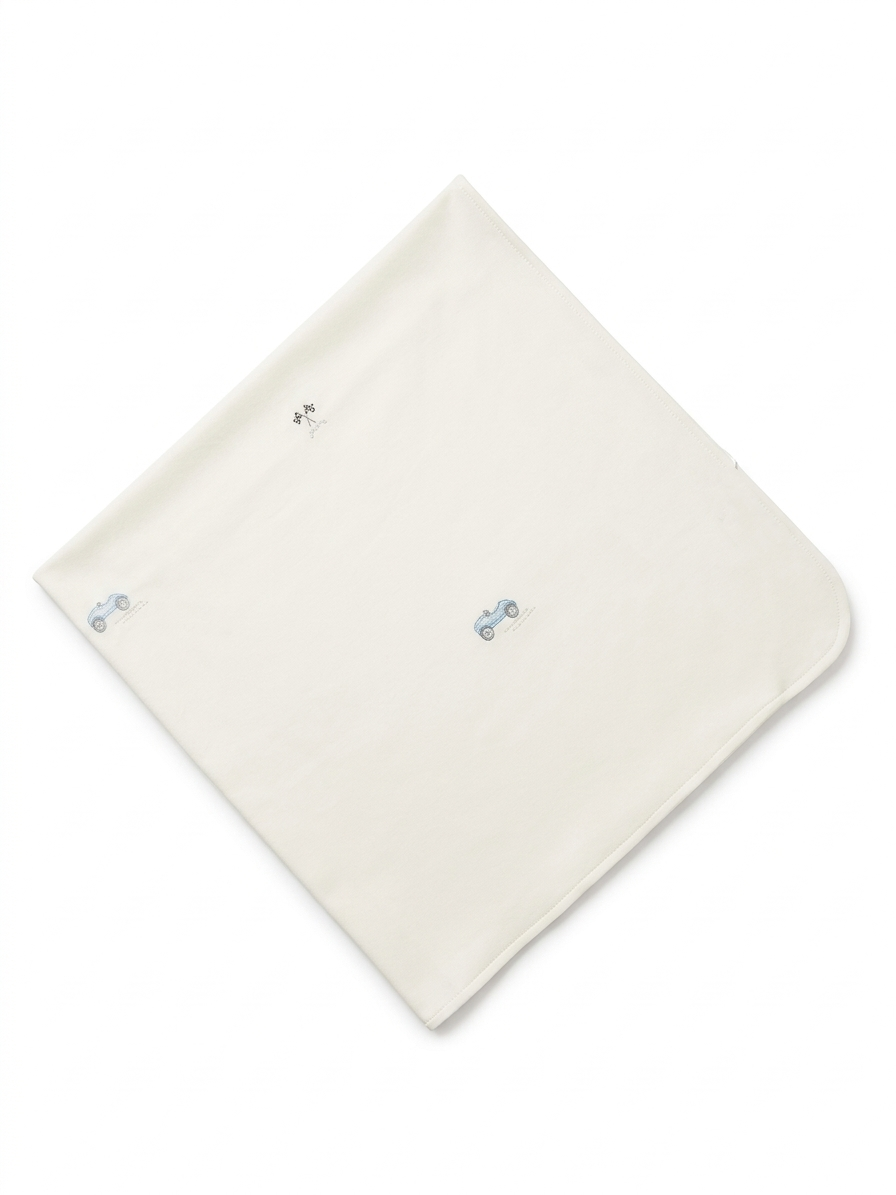 Adriana Mae circuit embroidered blanket