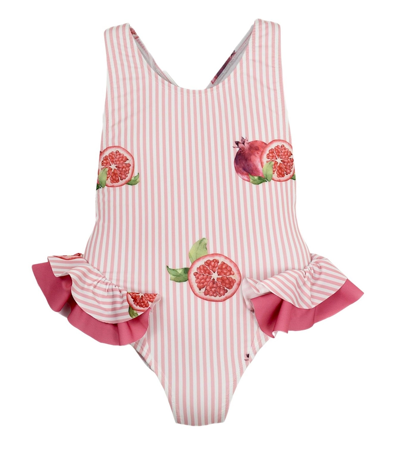 PRE ORDER - meia pata pomegranate ‘Bahamas’ frilled swimsuit