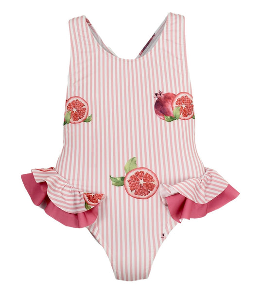 PRE ORDER - meia pata pomegranate ‘Bahamas’ frilled swimsuit