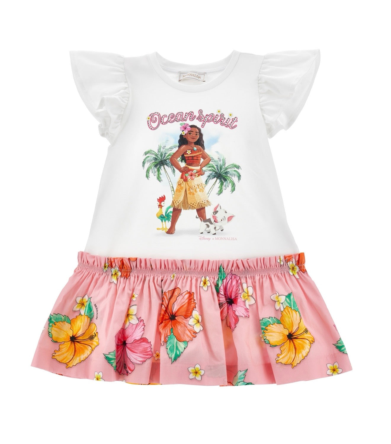 monnalisa moana t-shirt dress