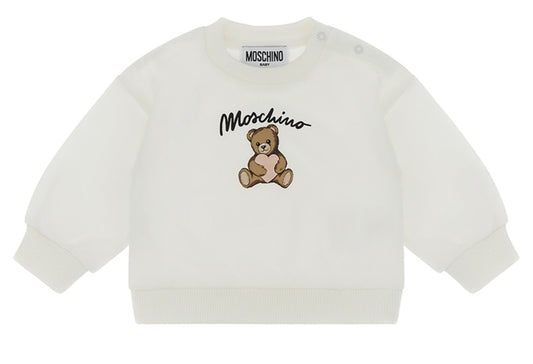 Moschino ivory teddy sweater