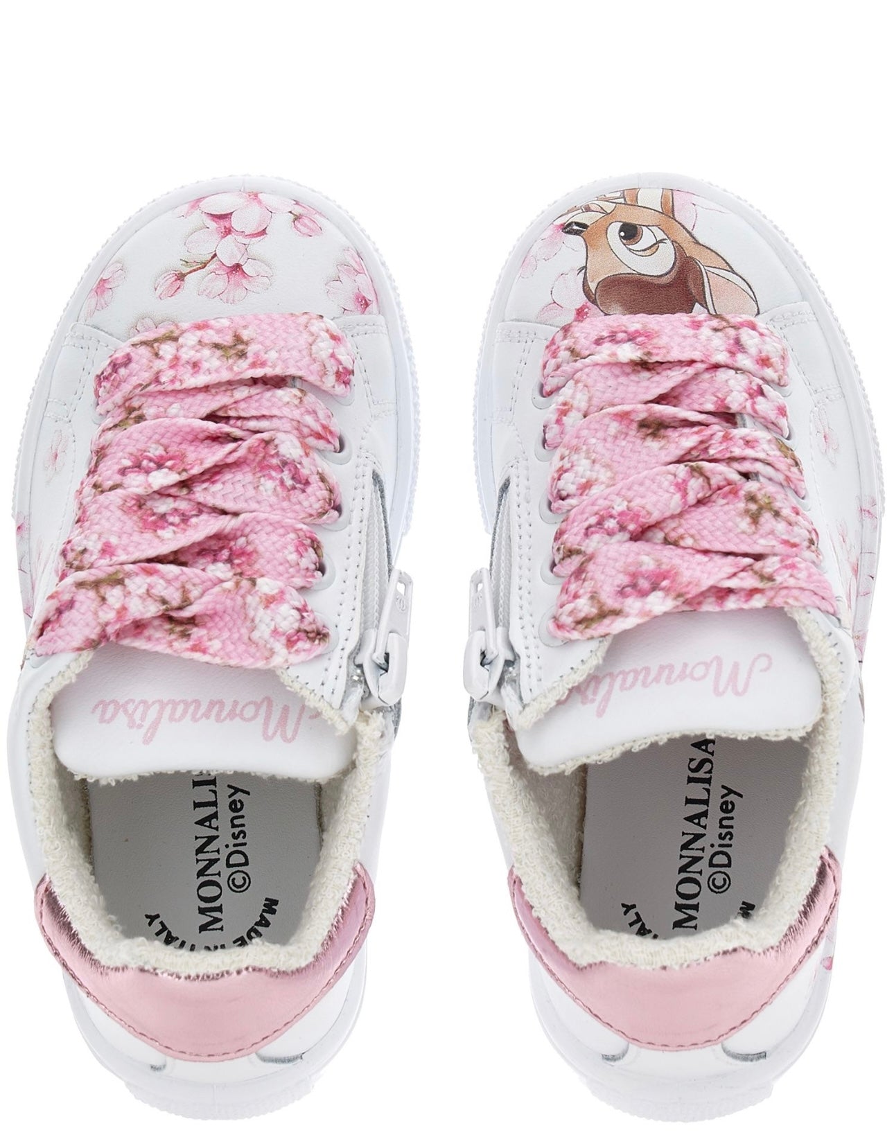 Monnalisa pink Bambi trainers